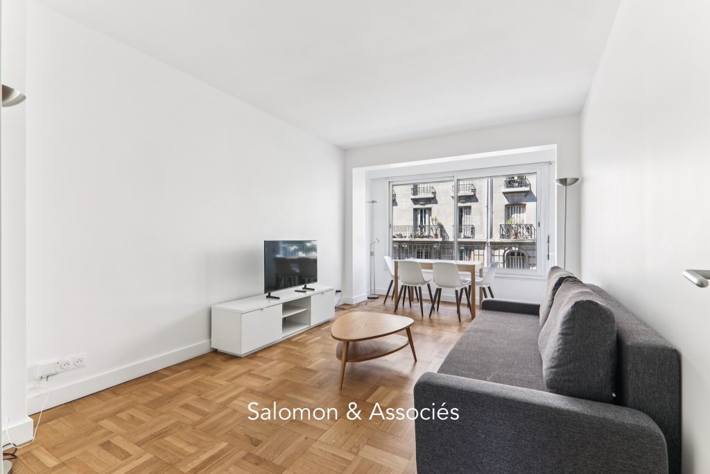 Paris 16° – Métros Exelmans et Michel Ange Molitor – Appartement 3 pièces meublé, rénové Performance moyenne : annonce à booster